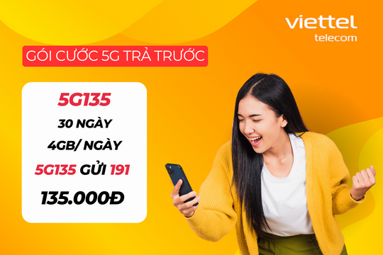 Cách đăng ký gói cước 5G135 Viettel cần biết