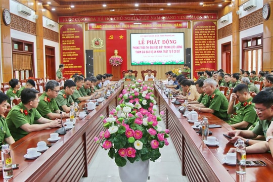 Nghệ An phát động phong trào thi đua đặc biệt trong lực lượng tham gia bảo vệ an ninh, trật tự ở cơ sở