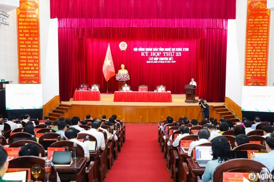 Thường trực HĐND tỉnh Nghệ An triệu tập kỳ họp chuyên đề bầu Chủ tịch HĐND tỉnh