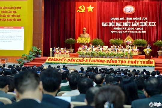 Nghệ An ban hành kế hoạch xây dựng văn kiện đại hội Đảng các cấp nhiệm kỳ 2025- 2030
