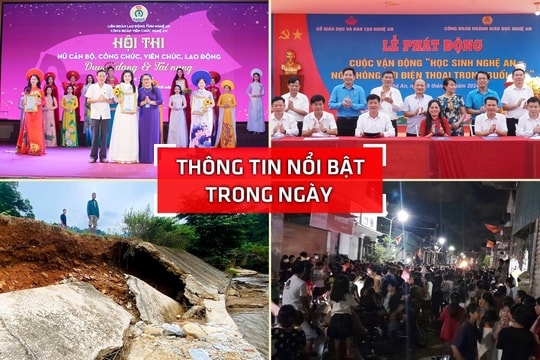 Nghệ An: Thông tin nổi bật ngày 19/10