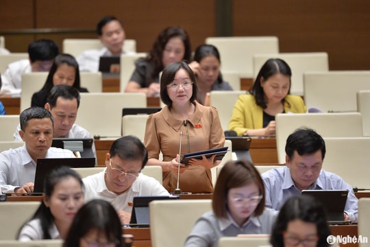 Đại biểu Thái Thị An Chung góp ý 4 nội dung vào dự thảo Luật Phòng, chống mua bán người (sửa đổi)