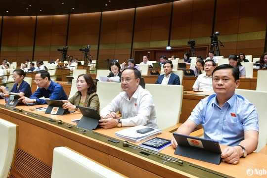 Quốc hội thảo luận tại hội trường dự thảo Luật Di sản văn hóa (sửa đổi)