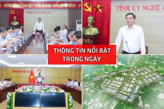 Nghệ An: Thông tin nổi bật ngày 23/10