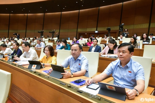 Đại biểu Quốc hội đoàn Nghệ An thảo luận về Dự thảo Luật Công đoàn (sửa đổi)