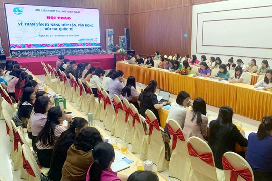 Nâng cao kỹ năng tiếp cận và vận động đối tác quốc tế cho cán bộ hội phụ nữ