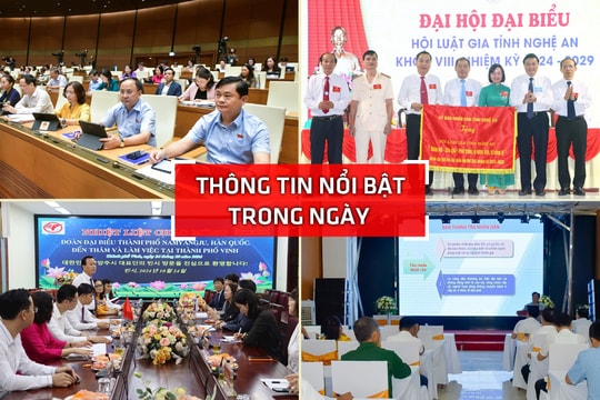 Nghệ An: Thông tin nổi bật ngày 24/10