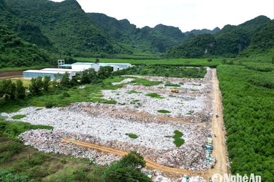 Vận hành thử nghiệm Nhà máy xử lý rác thải ở Tân Kỳ