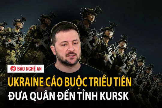 Ukraine cáo buộc Triều Tiên đưa quân đến tỉnh Kursk