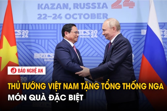 Thủ tướng Việt Nam tặng Tổng thống Nga món quà đặc biệt