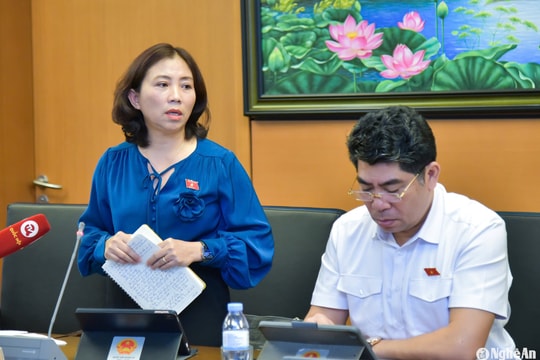 Đoàn đại biểu Quốc hội Nghệ An thảo luận về dự án Luật Điện lực (sửa đổi)