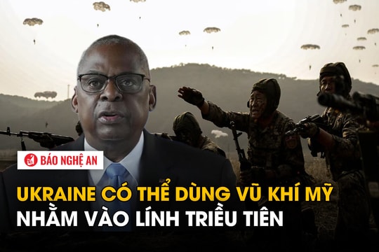 Ukraine có thể dùng vũ khí Mỹ nhằm vào lính Triều Tiên