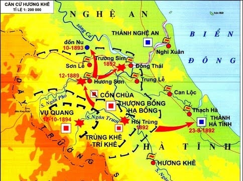 Khởi nghĩa Hương Khê - đỉnh cao của phong trào Cần vương