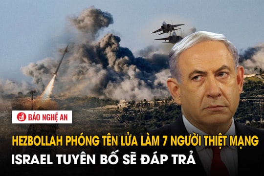 Hezbollah phóng tên lửa làm 7 người thiệt mạng, Israel tuyên bố sẽ đáp trả