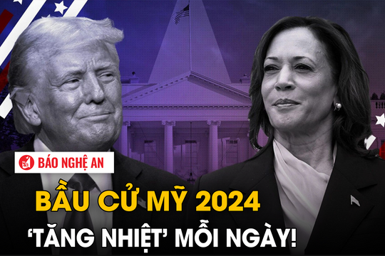 Bầu cử Mỹ 2024 ‘tăng nhiệt’ mỗi ngày!