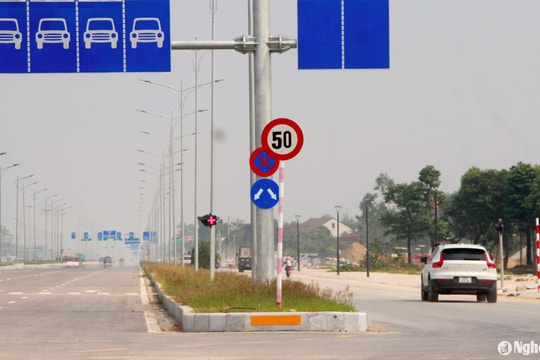 Dự kiến điều chỉnh tốc độ lưu thông trên tuyến Đại lộ Vinh - Cửa Lò trong tháng 11/2024