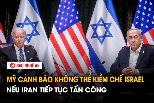 Mỹ cảnh báo không thể kiềm chế Israel nếu Iran tiếp tục tấn công