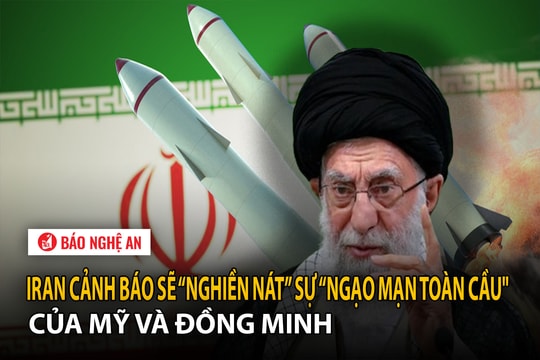 Iran cảnh báo sẽ “nghiền nát” sự “ngạo mạn toàn cầu" của Mỹ và đồng minh