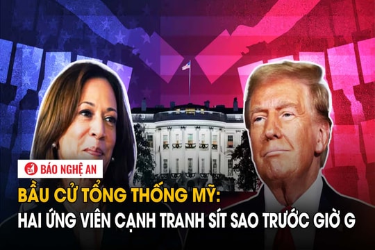 Bầu cử Tổng thống Mỹ: Hai ứng viên cạnh tranh sít sao trước giờ G