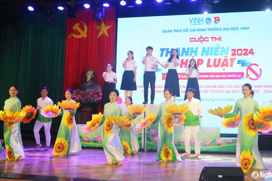 Sôi nổi Cuộc thi 'Thanh niên với pháp luật' năm 2024