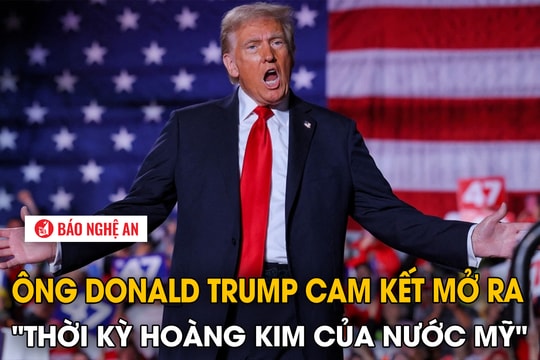 Ông Donald Trump cam kết mở ra 'thời kỳ hoàng kim của nước Mỹ'