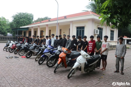 Ngăn chặn, xử lý 2 nhóm thanh thiếu niên lạng lách, đánh võng, gây thương tích cho người đi đường