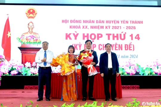 Ông Vũ Tuấn Dũng được bầu giữ chức Chủ tịch UBND huyện Yên Thành, nhiệm kỳ 2021 - 2026