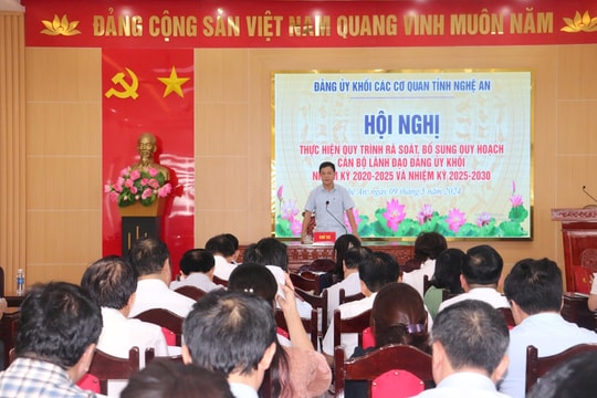 ‏Nghệ An chuyển giao 8 tổ chức cơ sở Đảng về trực thuộc Đảng ủy Khối các cơ quan tỉnh‏