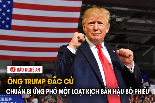 Bầu cử Mỹ 2024: Ông Trump đắc cử, chuẩn bị ứng phó một loạt kịch bản hậu bỏ phiếu
