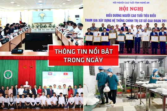 Nghệ An: Thông tin nổi bật ngày 6/11
