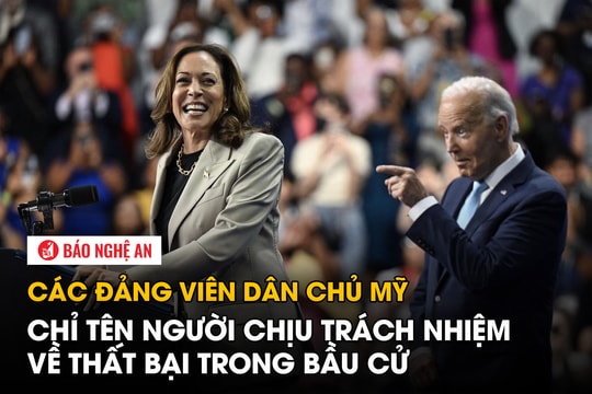 Các đảng viên Dân chủ Mỹ chỉ tên người chịu trách nhiệm về thất bại trong bầu cử