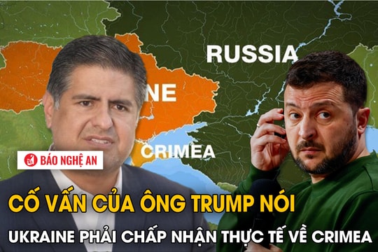 Cố vấn của ông Trump nói Ukraine phải chấp nhận thực tế về Crimea
