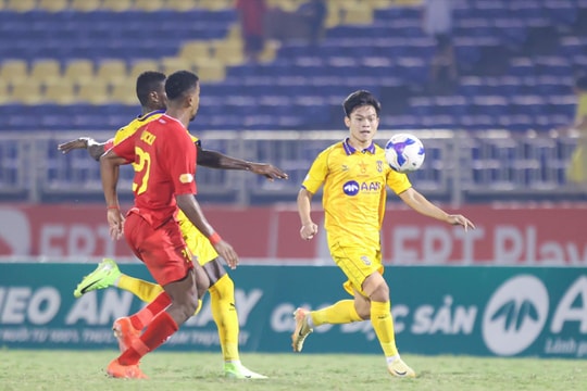 Dư âm trận thua của Sông Lam Nghệ An trước Đông Á Thanh Hóa