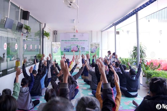 Bệnh viện Đa khoa TP Vinh tổ chức chương trình 'Thắp lên hy vọng, trao gửi nghị lực' tiếp sức cho người bệnh