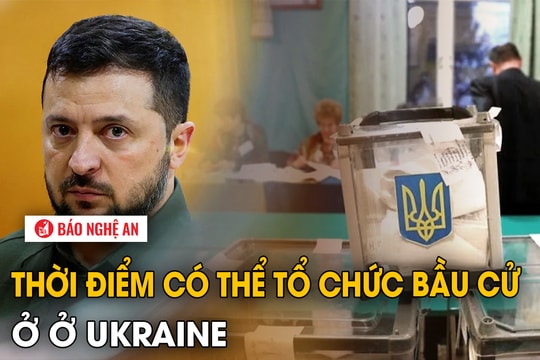 Thời điểm có thể tổ chức bầu cử ở Ukraine