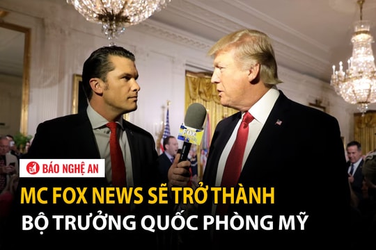 MC Fox News sẽ trở thành Bộ trưởng Quốc phòng Mỹ