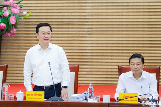 Bí thư Tỉnh ủy, Chủ tịch UBND tỉnh Nguyễn Đức Trung chủ trì phiên họp chuyên đề tháng 11