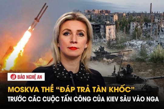 Moskva thề ‘đáp trả tàn khốc’ trước các cuộc tấn công của Kiev sâu vào Nga