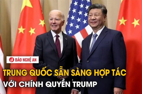 Trung Quốc sẵn sàng hợp tác với chính quyền Trump