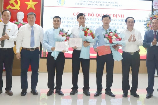 Trường Cao đẳng Việt - Đức khai giảng năm học 2024 - 2025.
