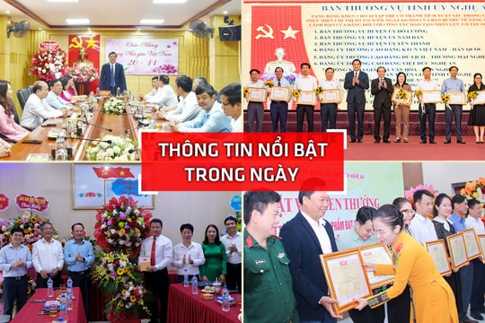 Nghệ An: Thông tin nổi bật ngày 19/11