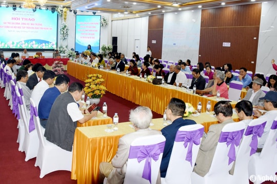 Hội thảo ‘Vai trò gia đình, dòng họ, nhà trường trong xây dựng xã hội học tập trên địa bàn tỉnh Nghệ An’