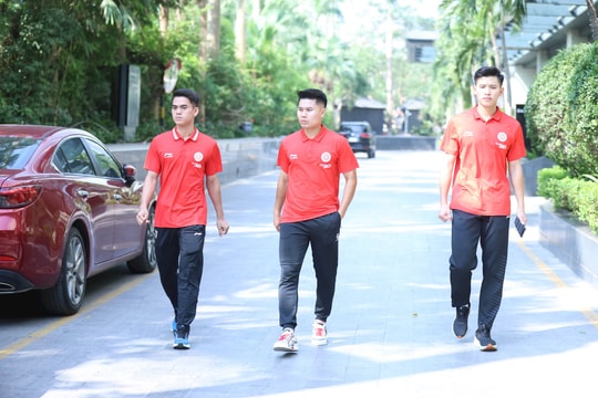 Các tuyển thủ Việt Nam hào hứng hội quân chuẩn bị cho ASEAN Cup 2024