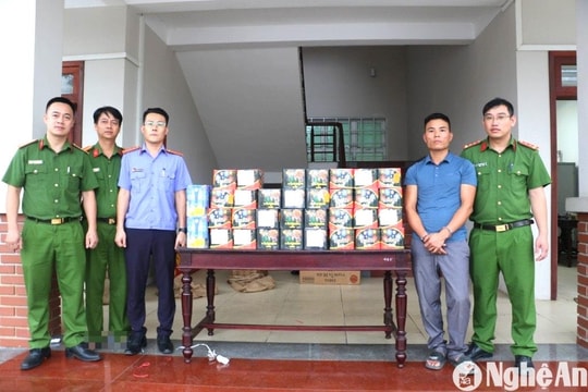 Nghệ An đẩy mạnh đấu tranh phòng chống các hành vi vi phạm về pháo dịp trước, trong Tết Nguyên đán 2025