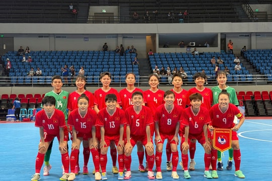 Thi đấu bản lĩnh trước Thái Lan, tuyển nữ Việt Nam vô địch giải Futsal Đông Nam Á