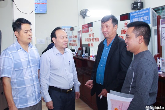 Điểm sáng cải cách hành chính ở huyện Nam Đàn