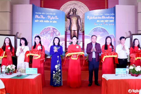 Khai mạc triển lãm các chuyên đề văn hóa - di sản ở Nghệ An