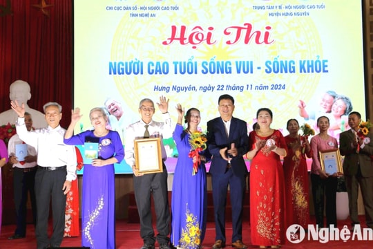 Sôi nổi Hội thi “Người cao tuổi sống vui - sống khoẻ”