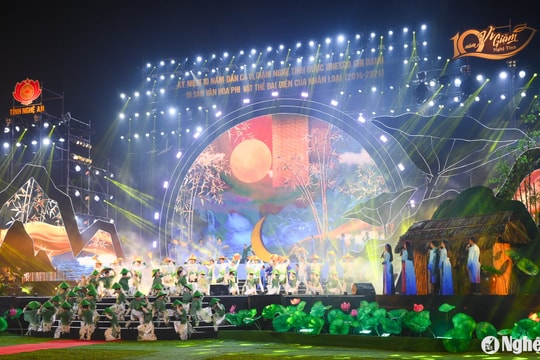 Nghệ An kỷ niệm 10 năm Dân ca ví, giặm Nghệ Tĩnh được UNESCO vinh danh là di sản văn hóa phi vật thể đại diện của nhân loại