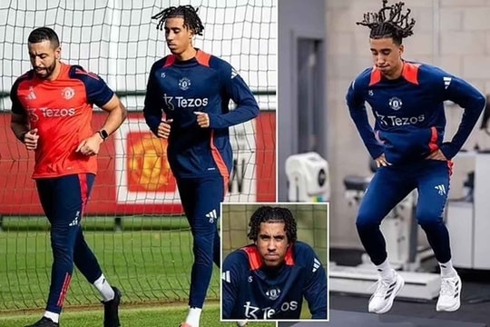 Amorim chốt Leny Yoro đá lệch phải